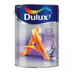 Sơn nước nội thất siêu cao cấp Dulux Ambiance 5 in 1 Superflexx Siêu bóng Z611B 
